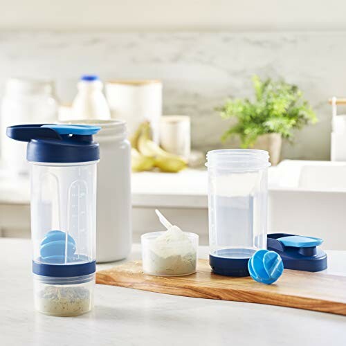 Amazon Basics Protein Shaker Bottle